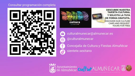Almuñécar presenta la agenda con toda la oferta cultural para el mes de septiembre 2024