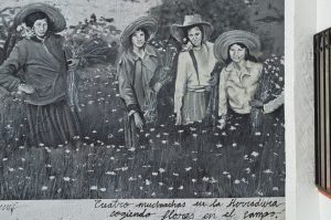 Mural «Cuatro muchachas cogiendo flores en el campo»