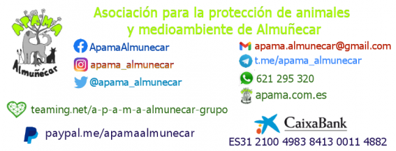 APAMA Almuñécar (Asociación Protectora de Animales y Medio Ambiente)