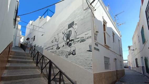 Mural artístico «el año de los jurelillos»