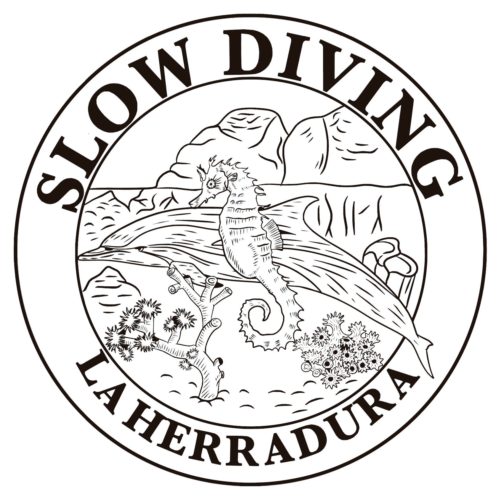 logo Slow Diving La Herradura