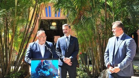 Ramón Fernández-Pacheco presenta el Parque Azul de Vida Submarina como proyecto innovador y sostenible